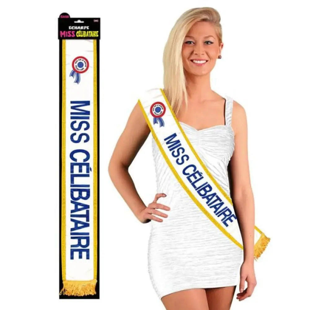 Echarpe ''Miss Célibataire''