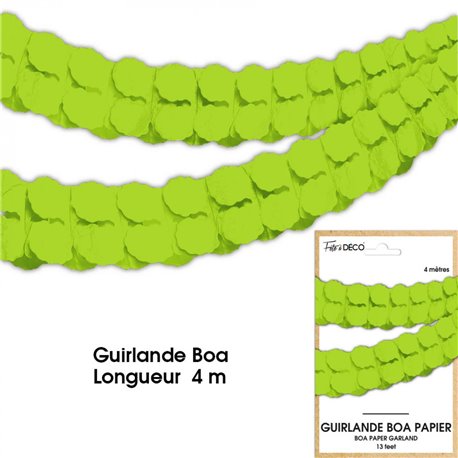 Guirlande Boa Papier