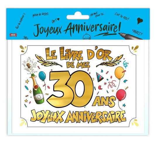 Livre d'or Anniversaire 30 Ans