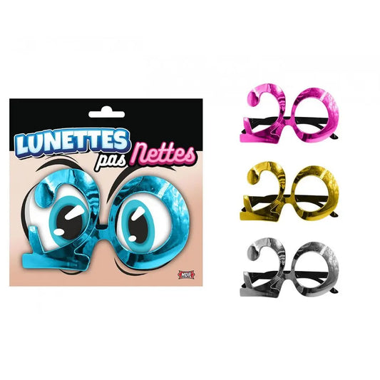Lunettes Métalliques - 20 Ans (Coloris au choix)