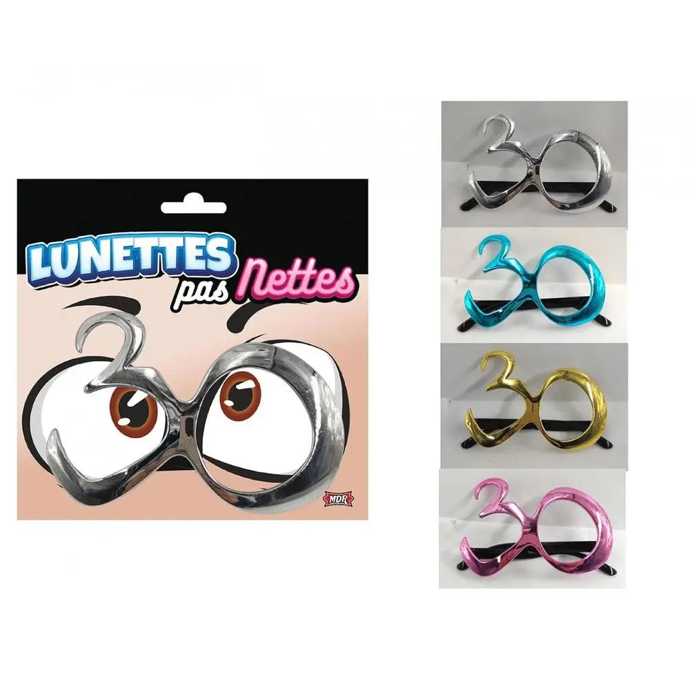 Lunettes Métalliques - 30 Ans (Coloris au choix)