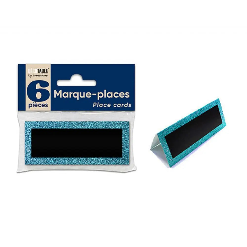 6 Marque Places - Bleu