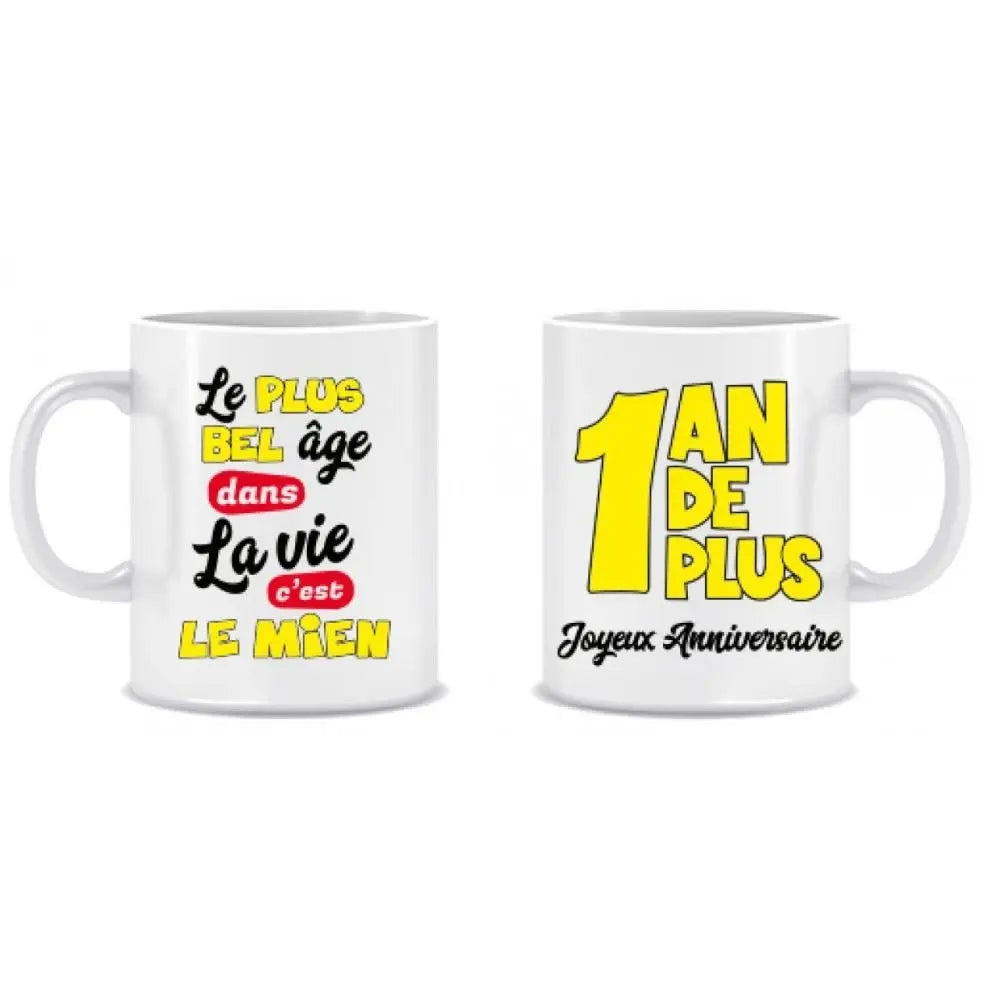 Mug Anniversaire Mixte - 1 An de +
