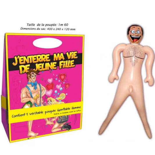 Poupée Gonflable 1,60m - ''J'enterre ma vie de jeune fille''
