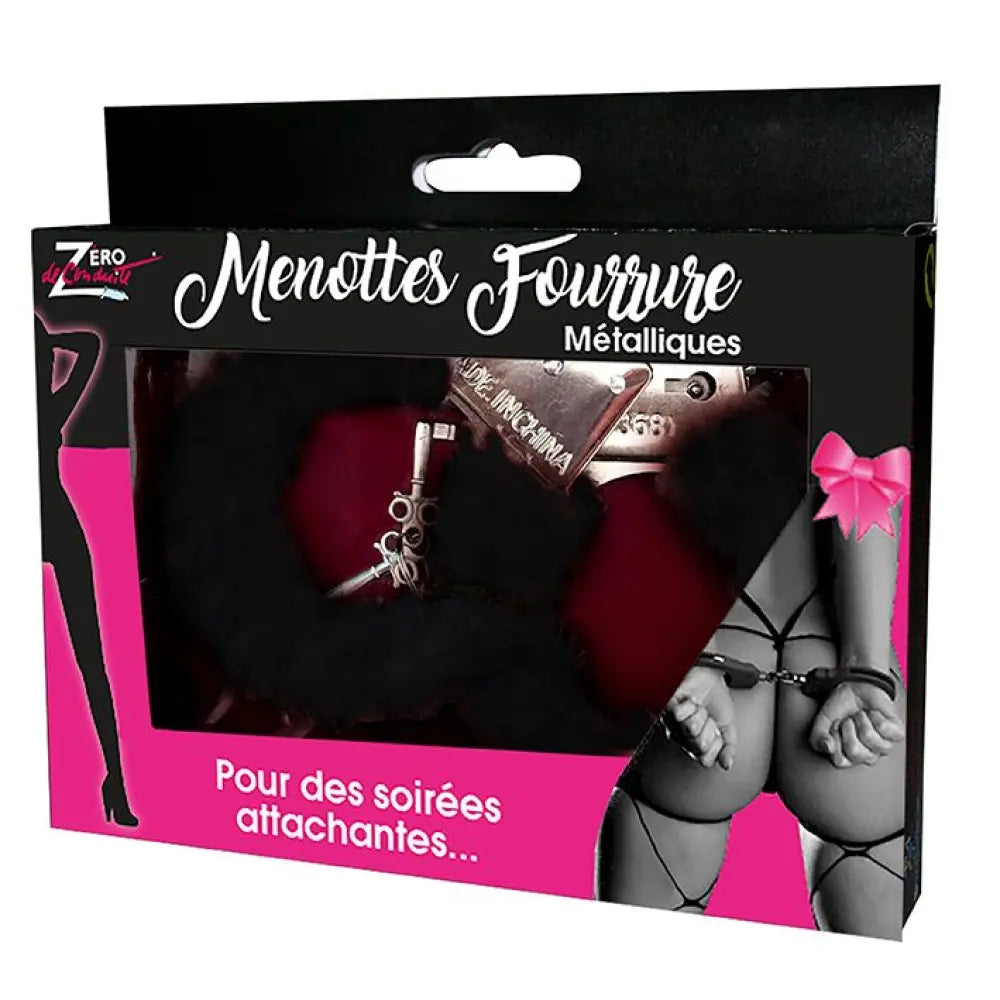Menottes Fourrure Noires