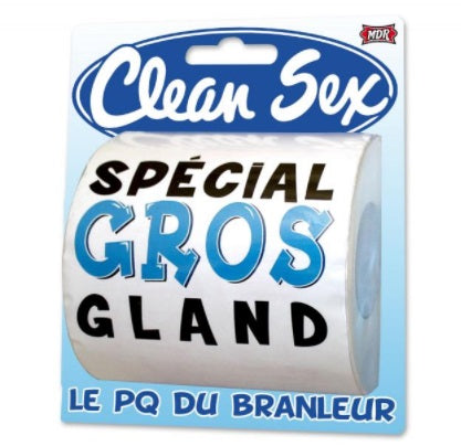 Papier toilette Clean Sex Homme