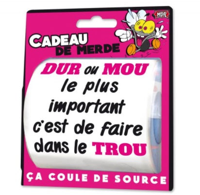 Papier toilette Cadeau de merde