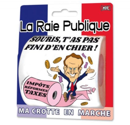 Papier toilette Raie publique