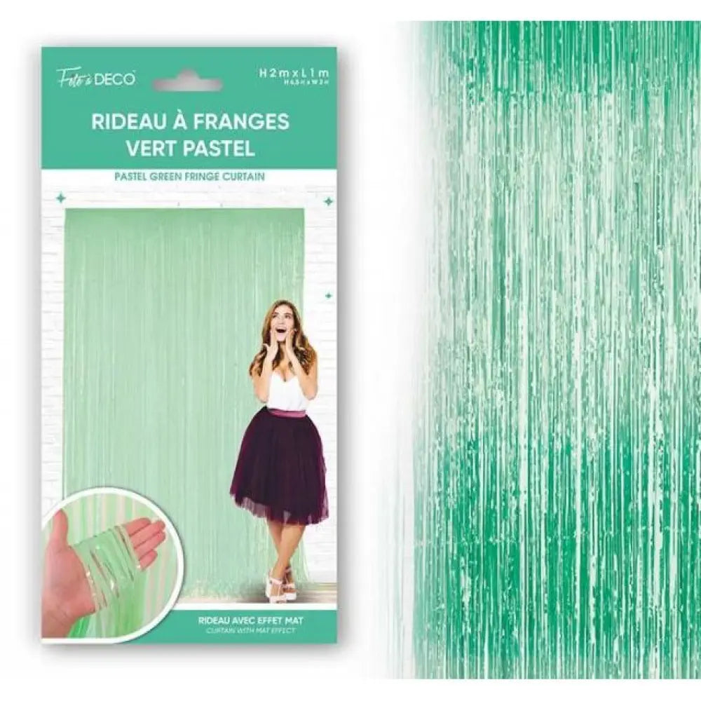 Rideau à Franges - Vert