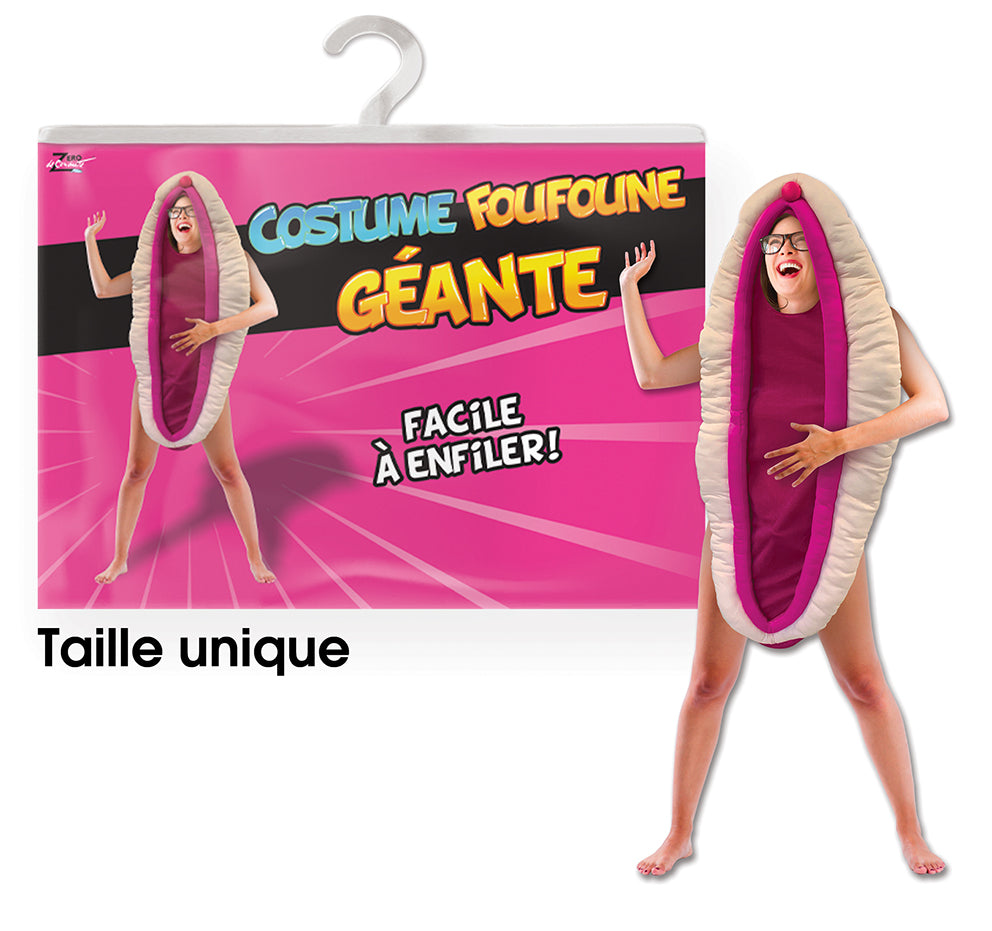 Costume foufoune géante