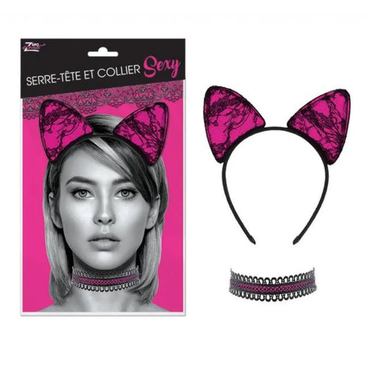 Serre-tête et Collier Sexy