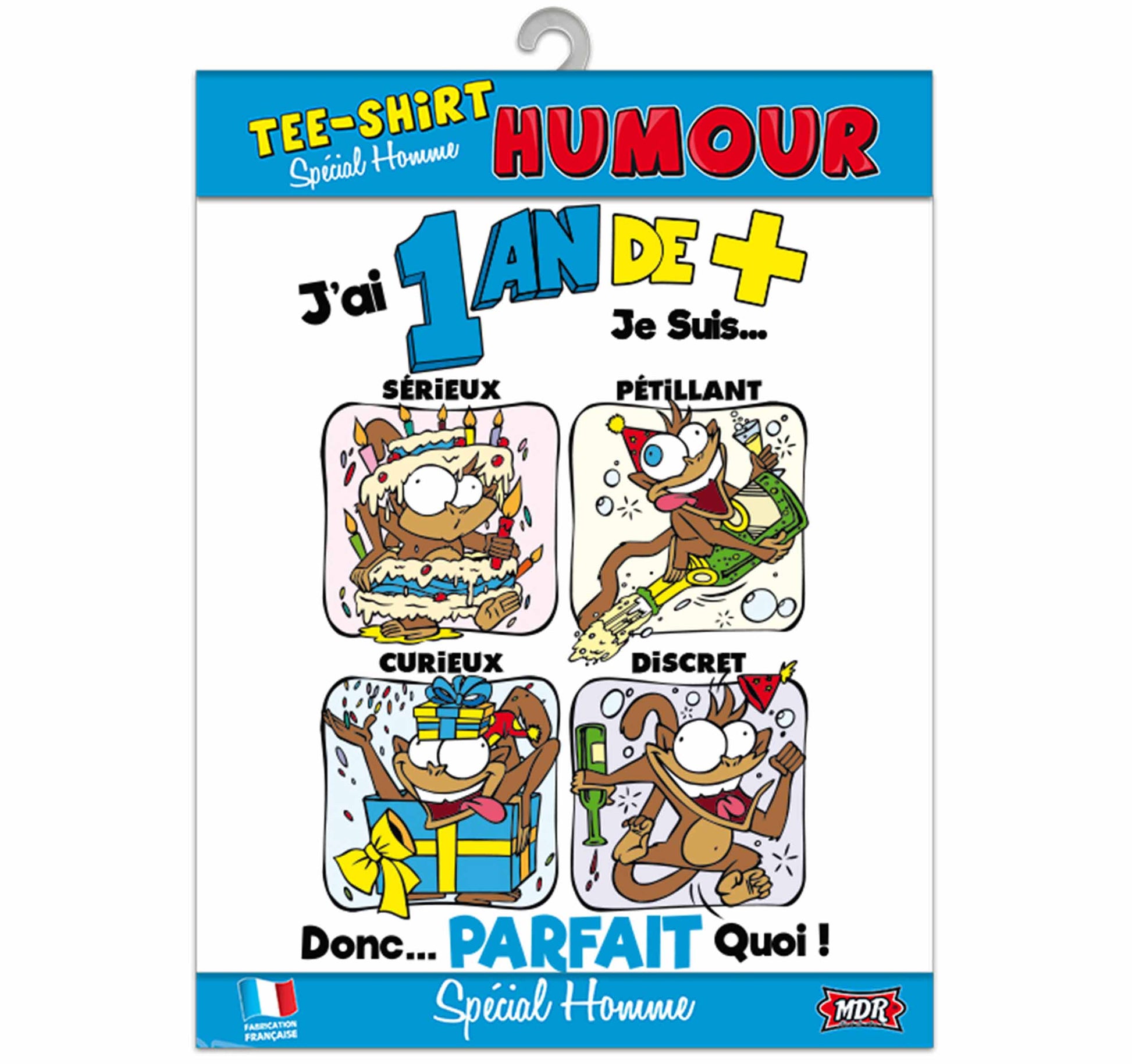 T-Shirt Humour Homme âge