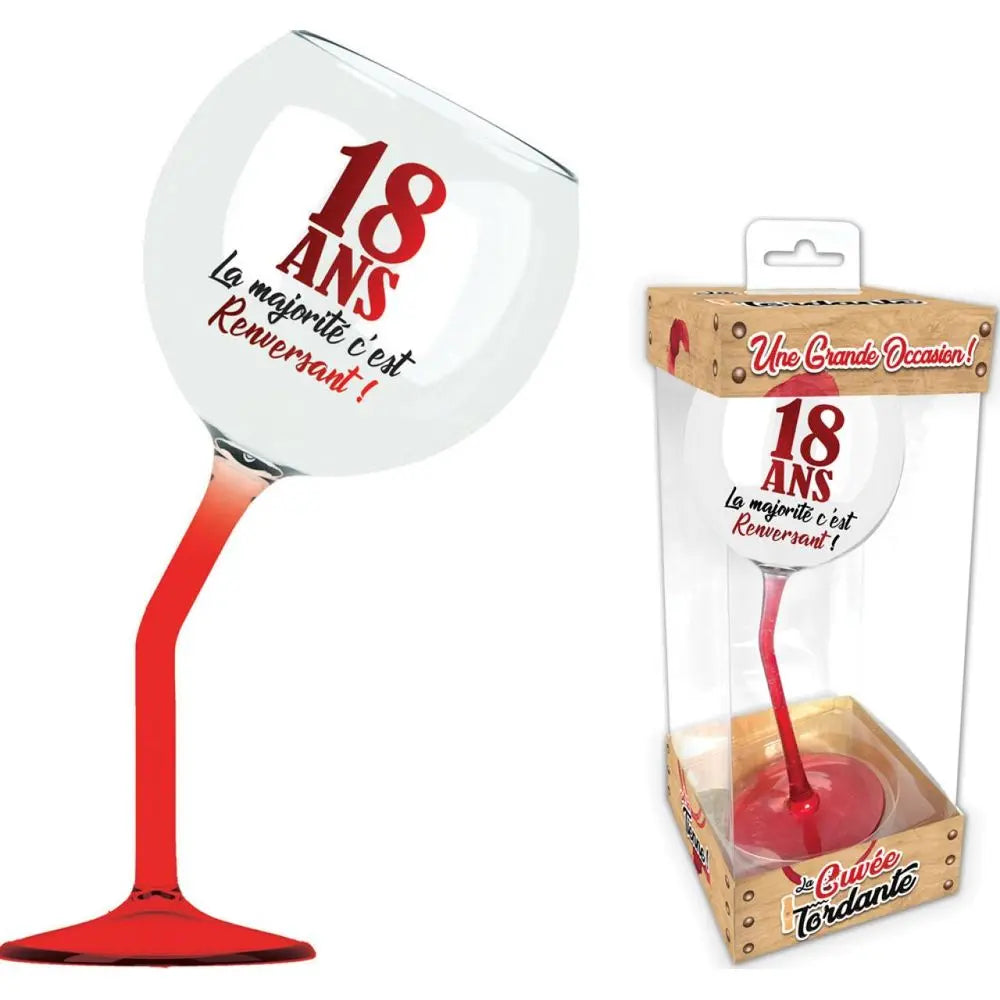 Verre à Vin Penché - 18 Ans