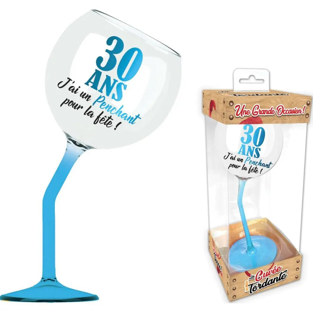 Verre à Vin Penché - 30 Ans