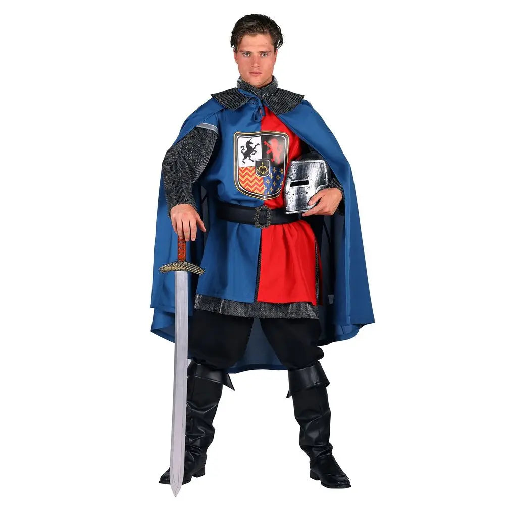Costume Homme Chevalier Bleu&Rouge - XL/XXL