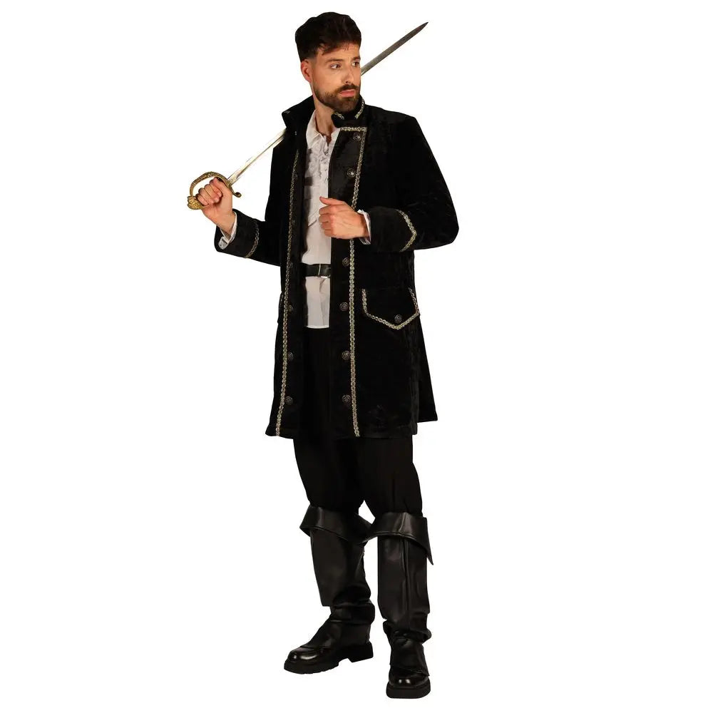 Veste Homme ''Seigneur Boucanier ", Noir - XXL