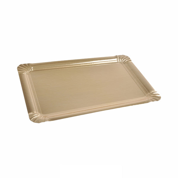 SET DE 5 PLATEAUX RECTANGLE 23*33CM OR