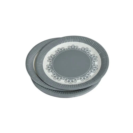 10 Assiettes en Carton D18cm - Esprit de Campagne