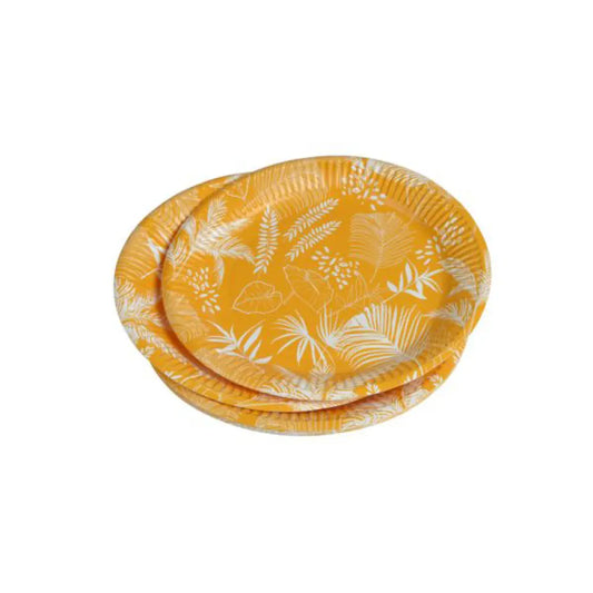 10 Assiettes en Carton D18cm - Exotic Mood
