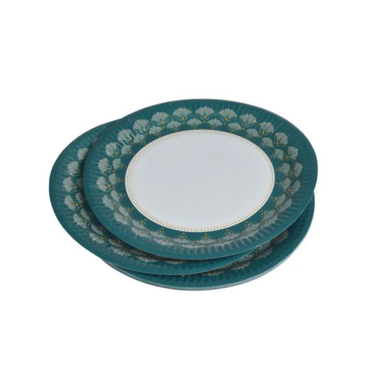 10 Assiettes en Carton D23cm - Floral Damask