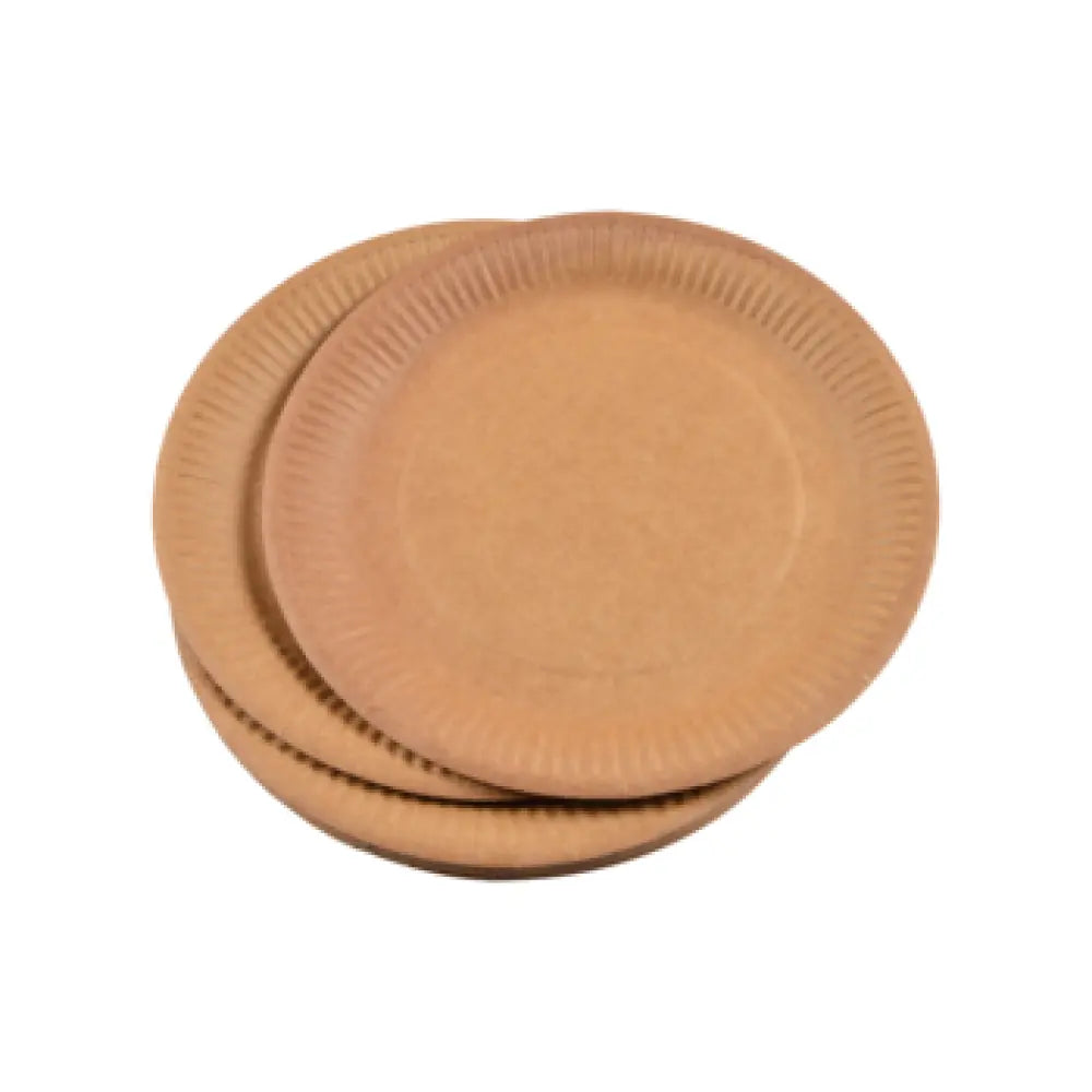 20 Assiettes en Carton ''Vitamine'' D18cm - KRAFT