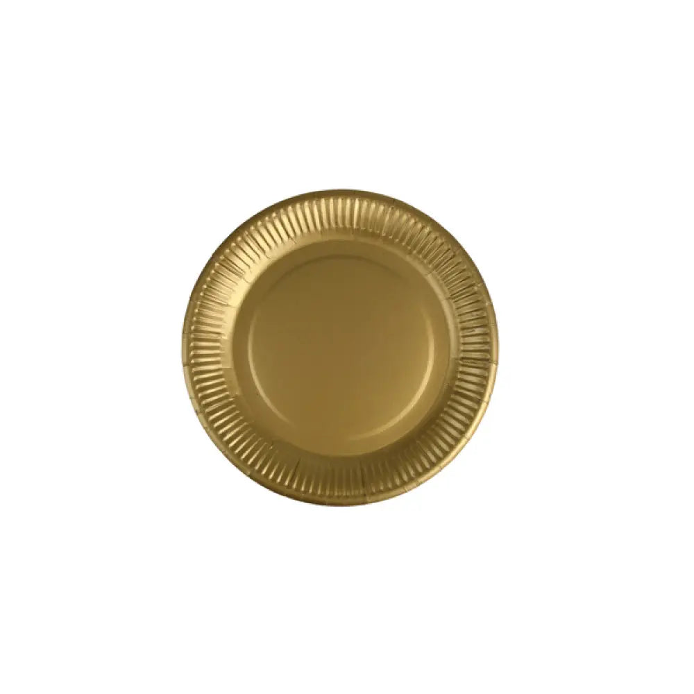 20 Assiettes en Carton ''Vitamine'' D18cm - OR