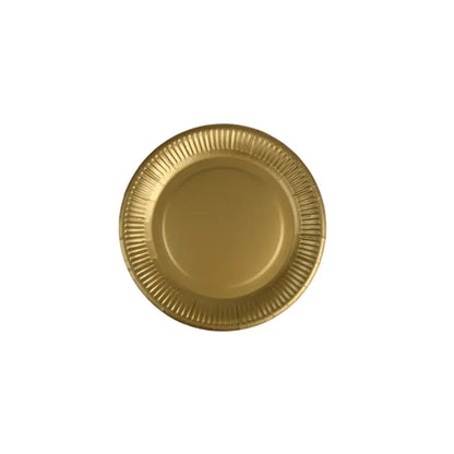 20 Assiettes en Carton ''Vitamine'' D18cm - OR