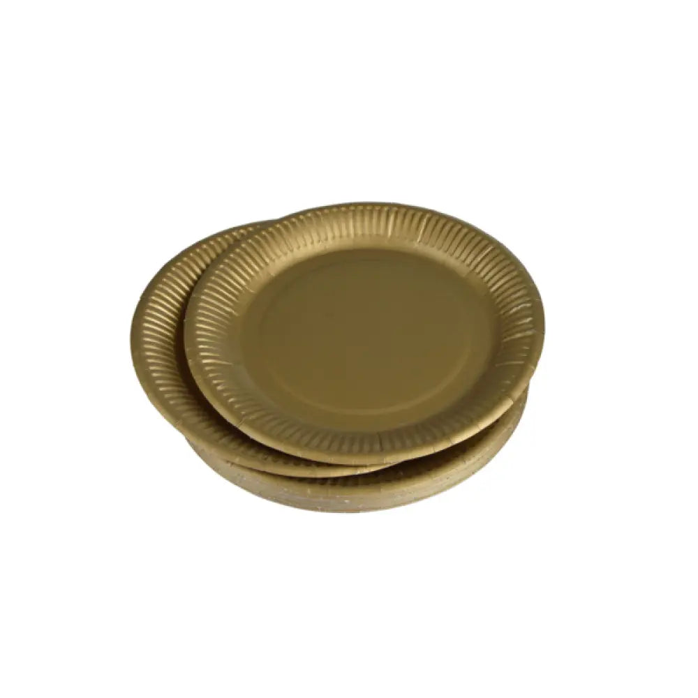 20 Assiettes en Carton ''Vitamine'' D18cm - OR
