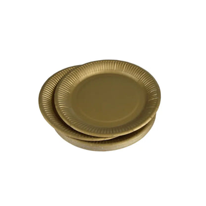 20 Assiettes en Carton ''Vitamine'' D18cm - OR