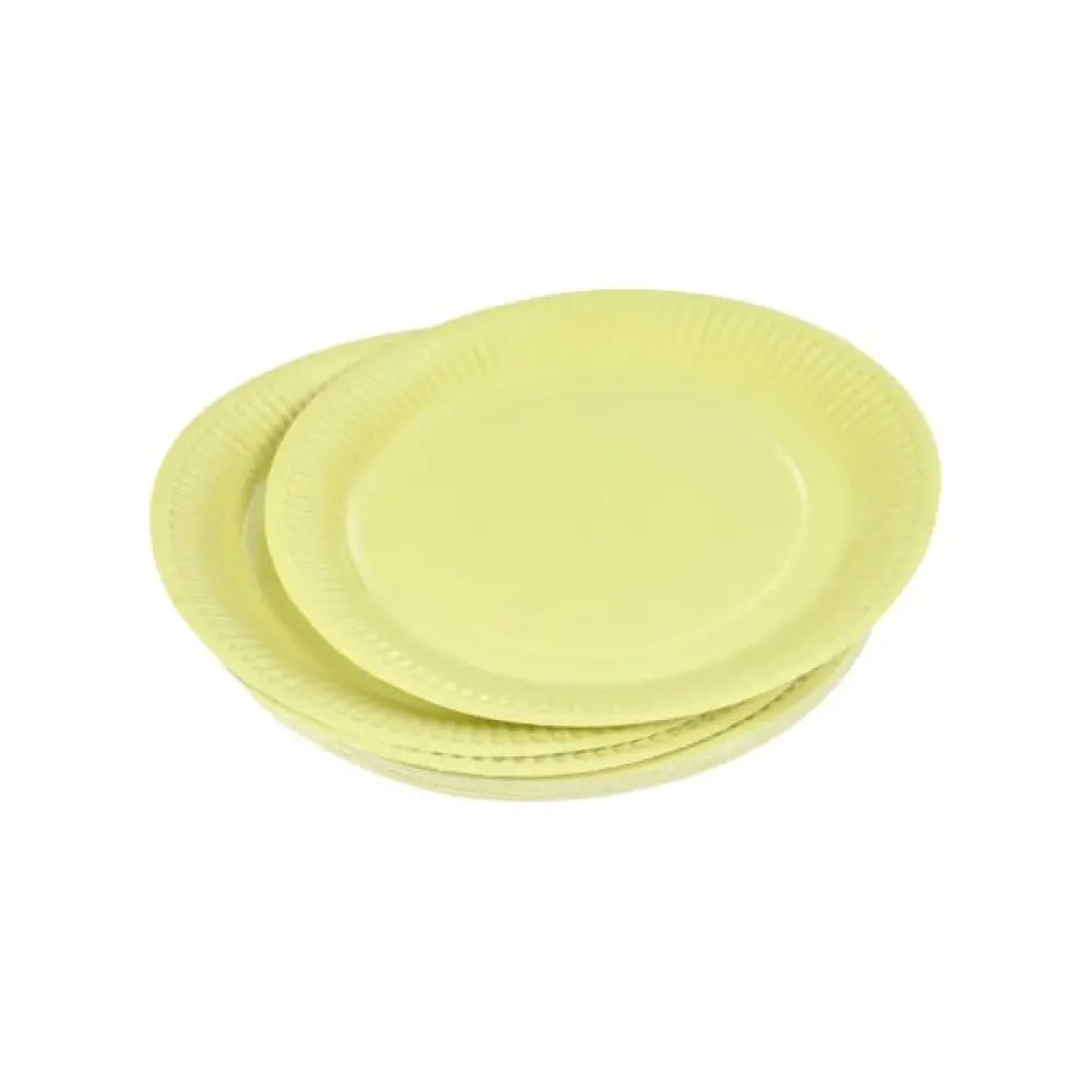 20 Assiettes en Carton ''Vitamine'' D18cm - TILLEUL