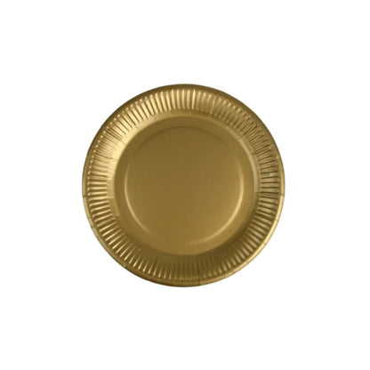 20 Assiettes en Carton ''Vitamine'' D23cm - OR