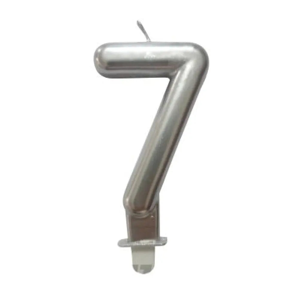 Bougie Chiffre "7" - Argent
