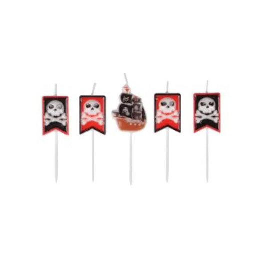 5 Bougies Pirates "Anniversaire"