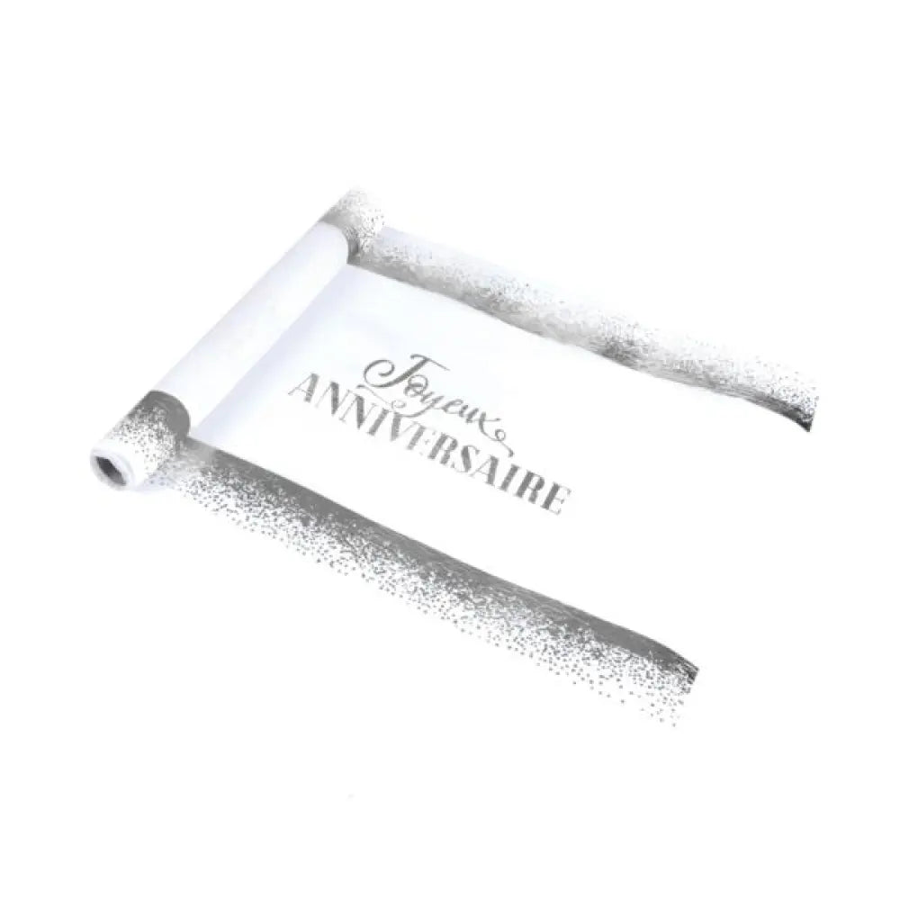 Chemin de Table 28cm x 5m - Anniversaire Argent