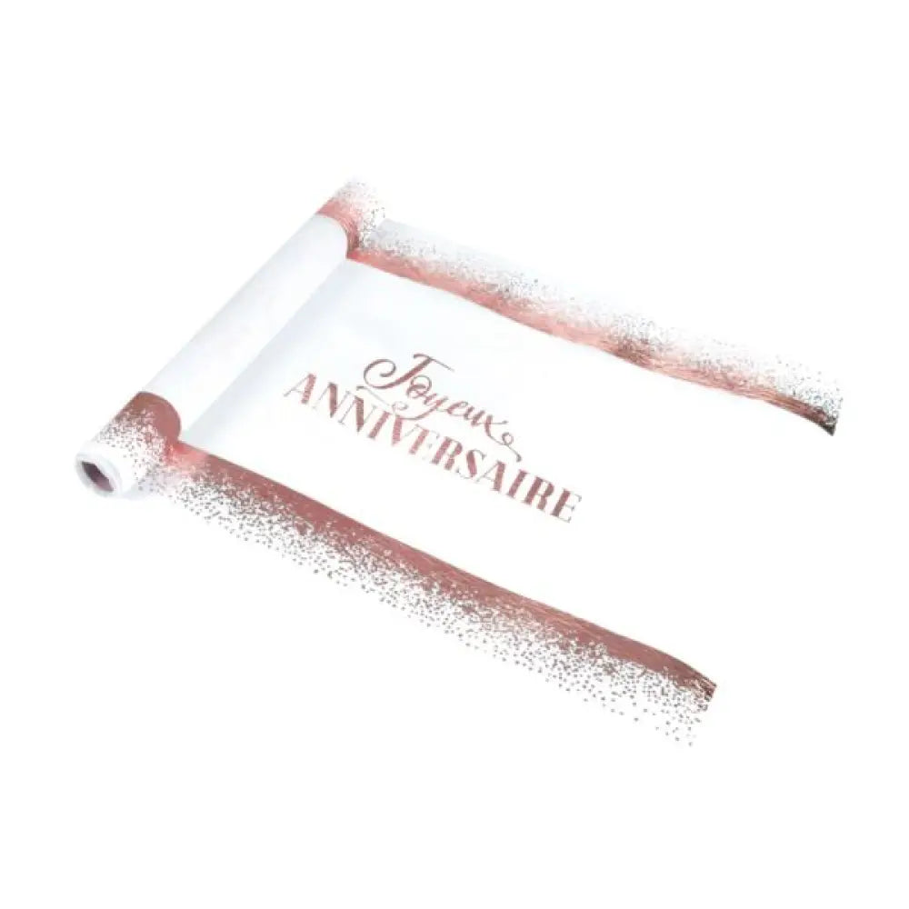 Chemin de Table 28cm x 5m - Anniversaire Rose Gold
