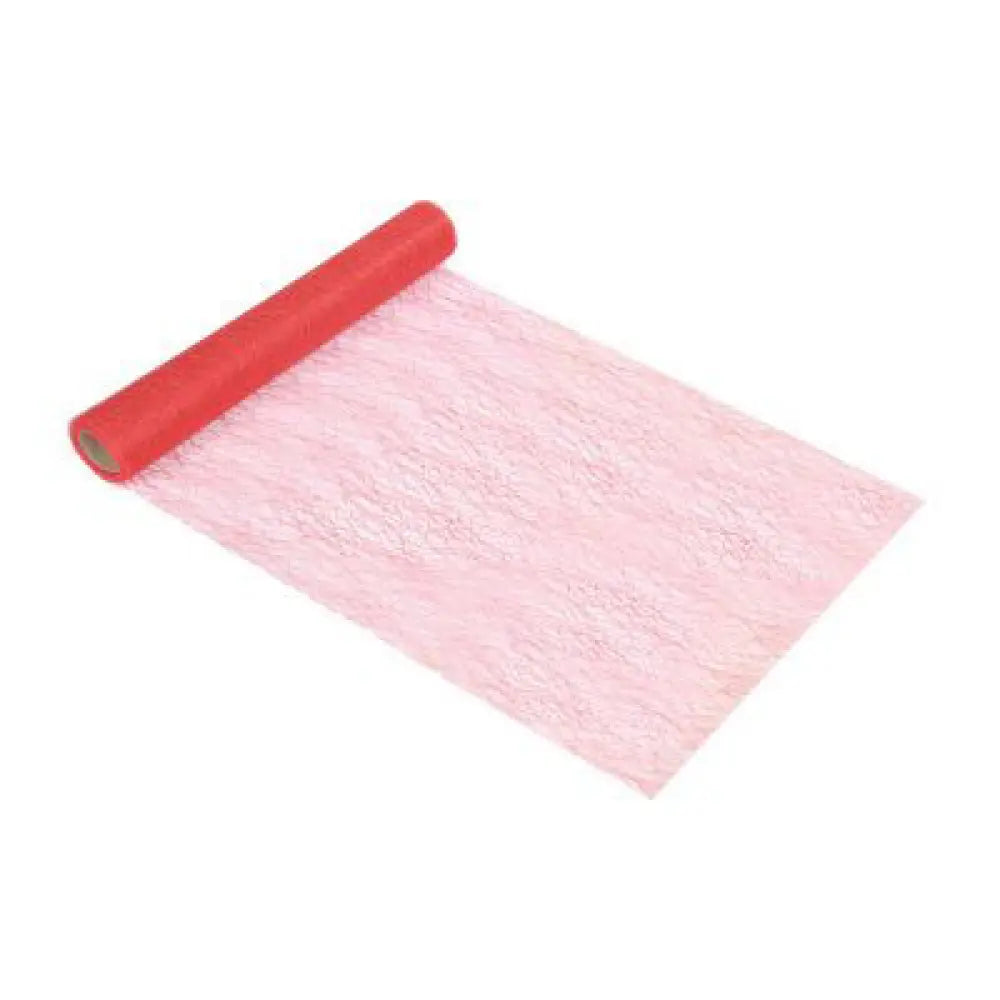 Chemin de Table 30cmx5m - Vitamine Maille Rouge