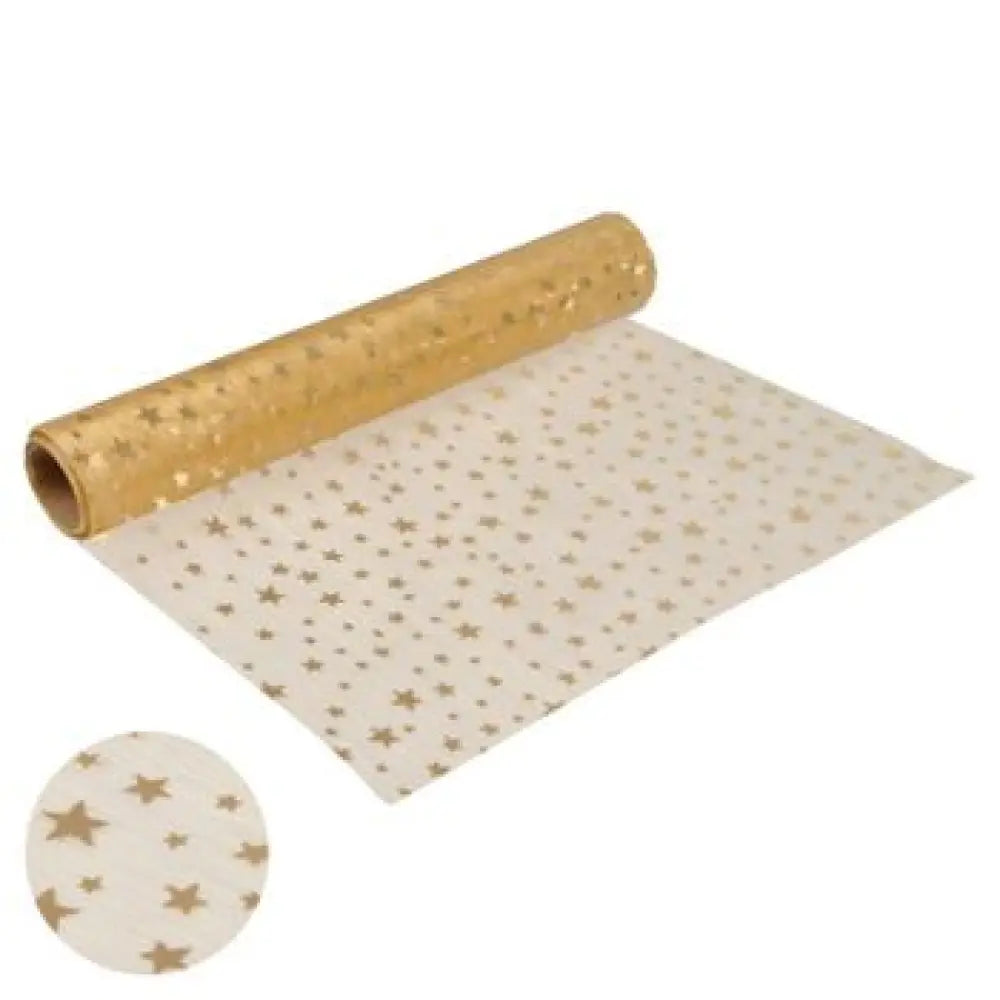 Chemin de Table 28cmx5m - Organza Or