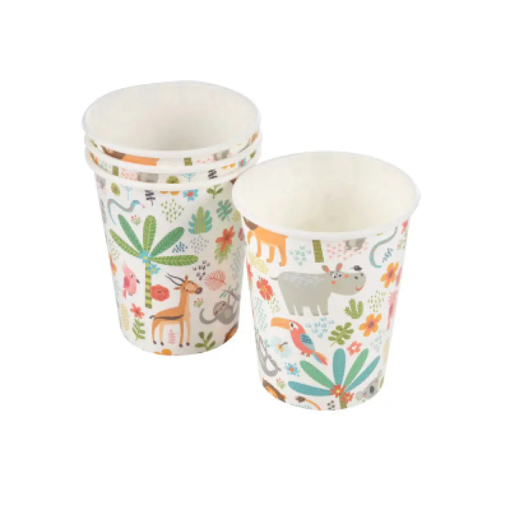 6 Gobelets en Carton 25cl - Explorateur