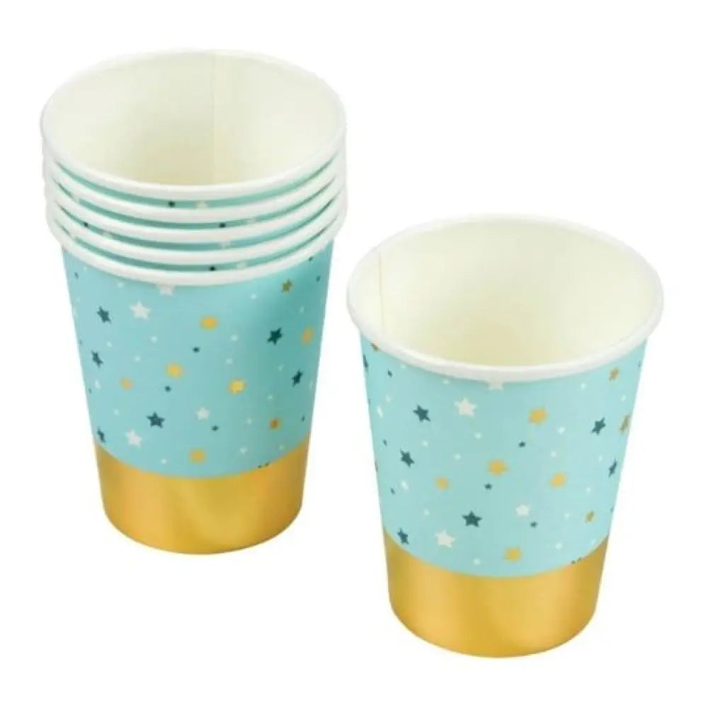 6 Gobelets en Carton 25cl - Team Garçon