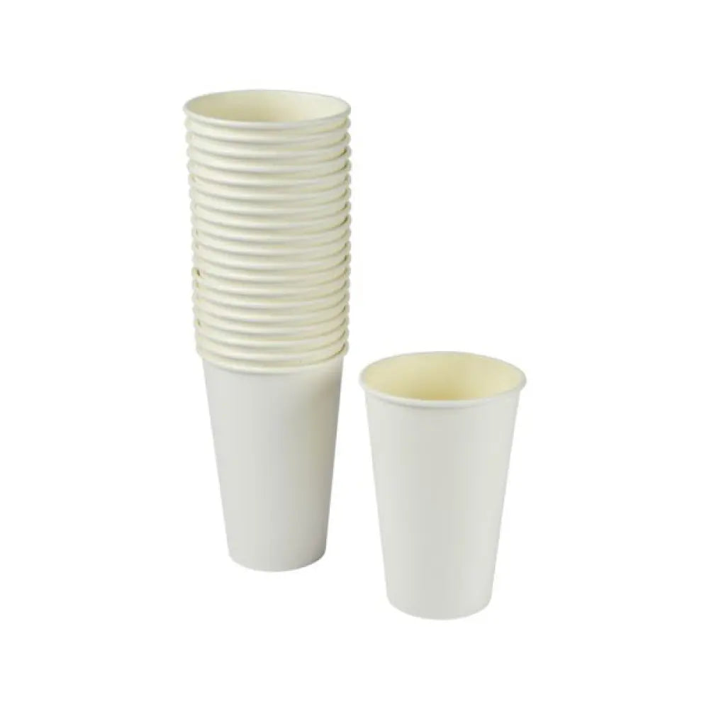 20 Gobelets à Bière en Carton 47cl - BLANC