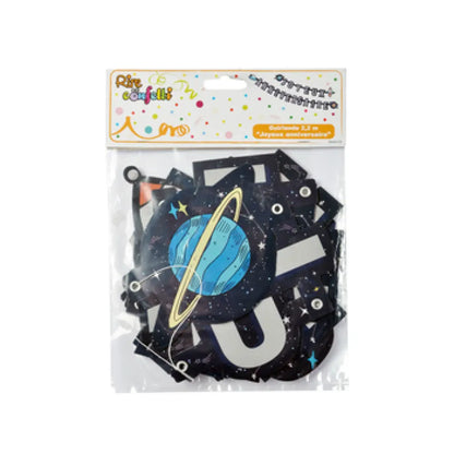 Guirlande ''Joyeux Anniversaire'' 2.2m - Espace