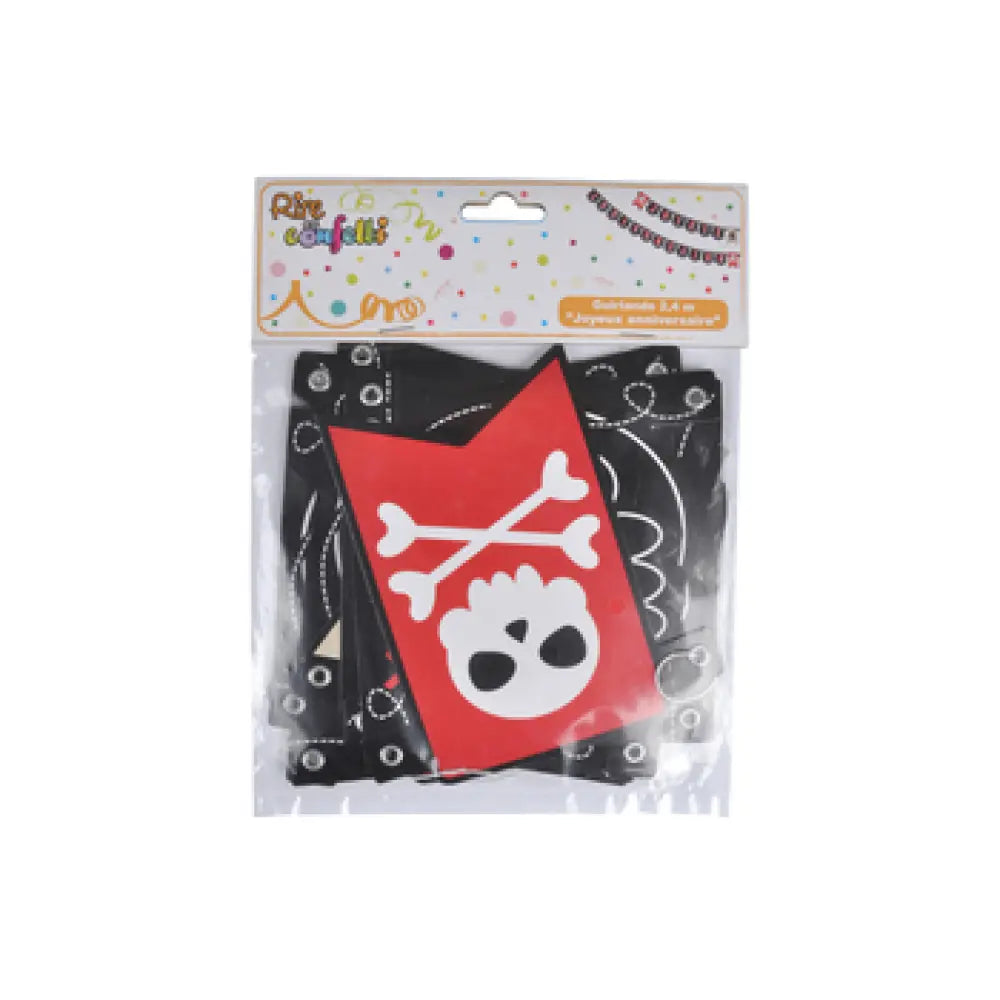 Guirlande ''Joyeux Anniversaire'' 2.4m - Pirates