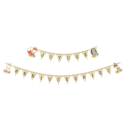 Guirlande ''Joyeux Anniversaire'' 2,4m - Les Amis de la Nature