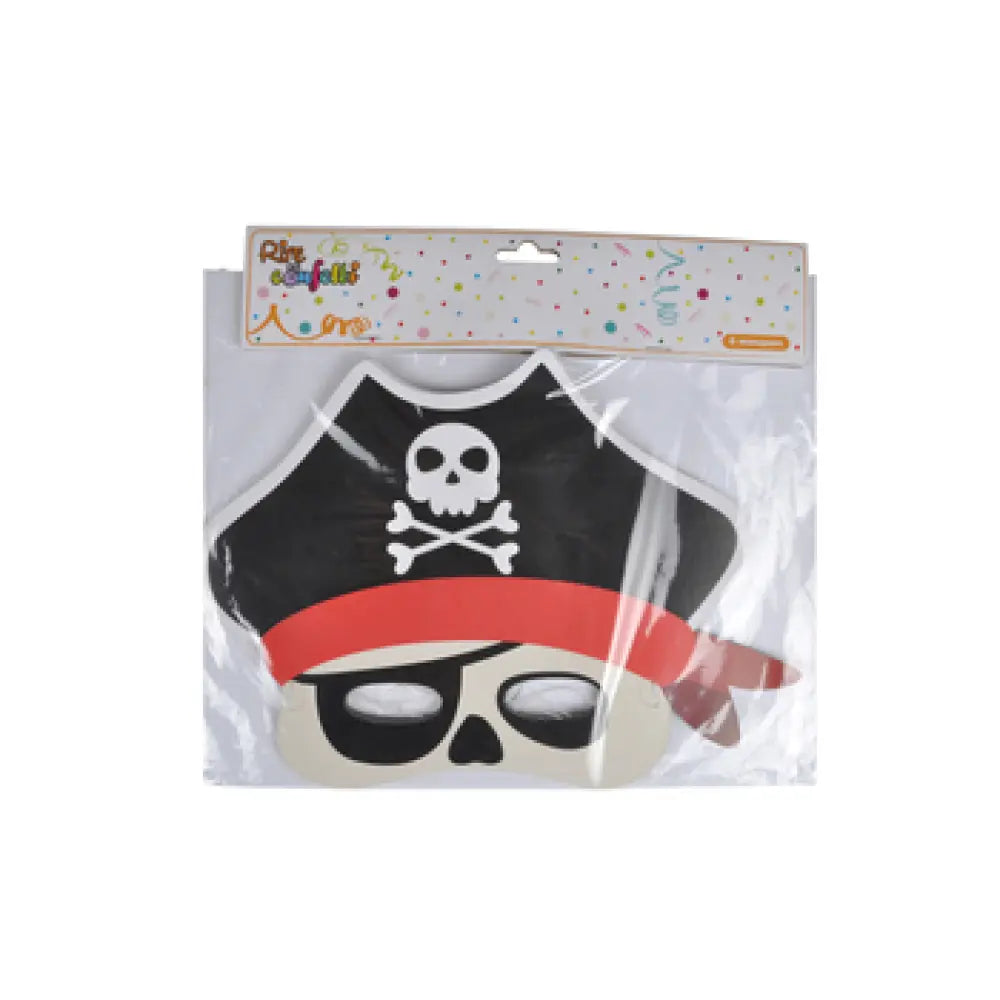 6 Masques en Carton - Pirates