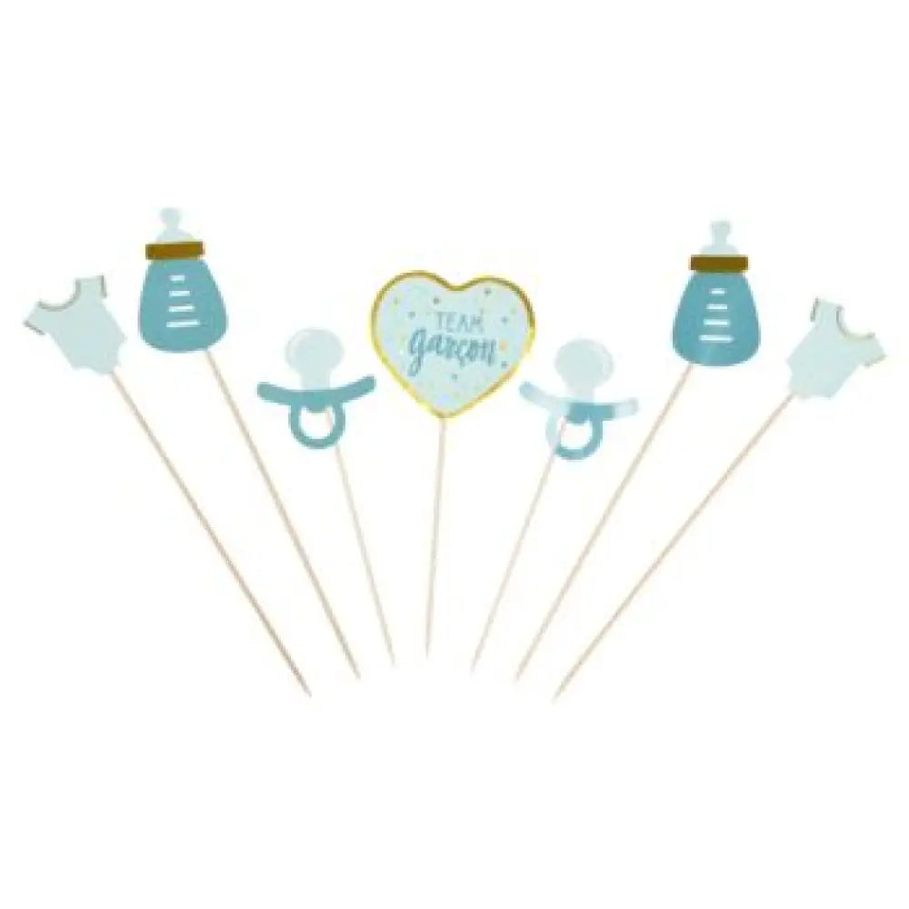 Kit Décorations de Gâteau ''Garçon'' - 7pcs