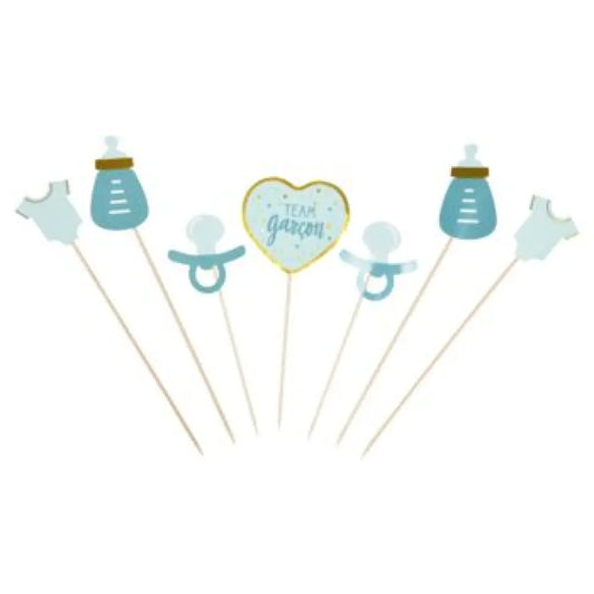 Kit Décorations de Gâteau ''Garçon'' - 7pcs