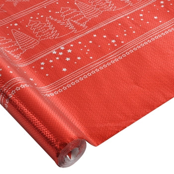 NAPPE CHROMEE DECOREE 1,18*5M ROUGE