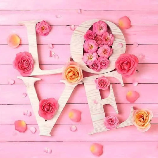 20 Serviettes en Papier 33x33cm - ''Love Rose''