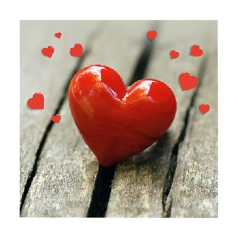 20 Serviettes en Papier 33x33cm - COEUR