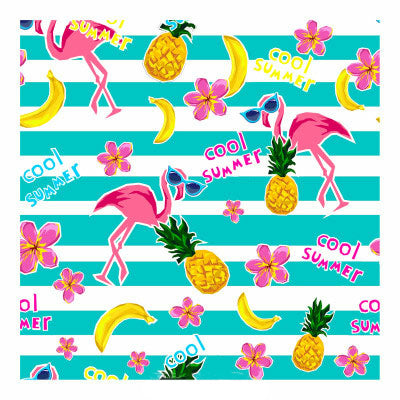 SET DE 20 SERVIETTES EN PAPIER 3 PLIS 33*33CM COOL SUMMER